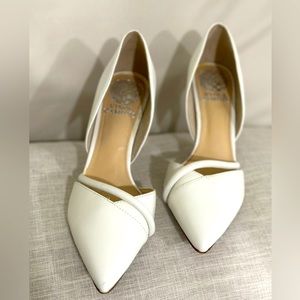 Vince Camuto White Heels - perfect for brides!